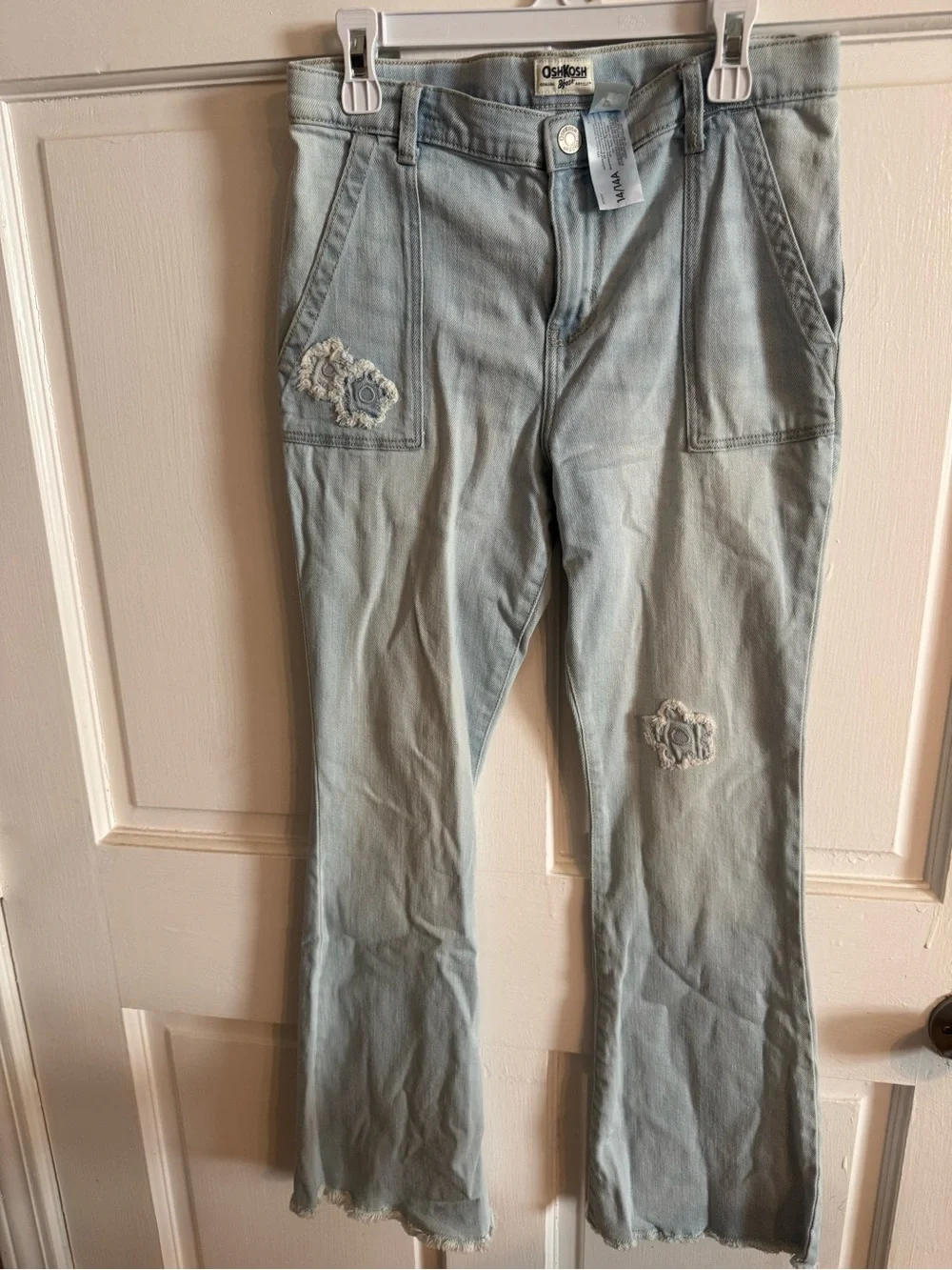 OshKosh Light Blue Denim Jeans with Contrast Stitching